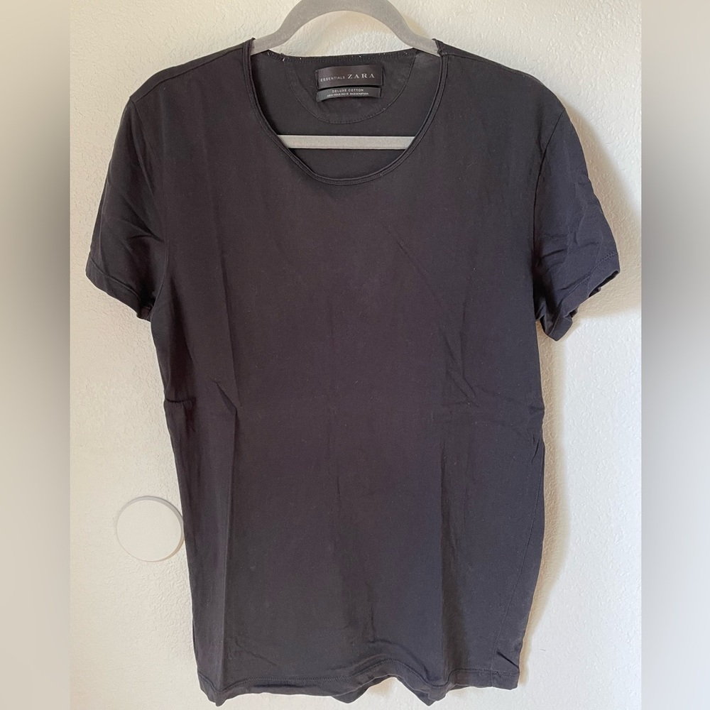 Zara scoop neck tee